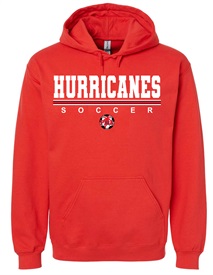 PISA Soccer Red Hoodie - ORDERS DUE, MONDAY, MARCH 6, 2023